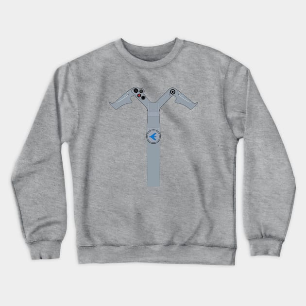 Embraer ERJ Control Yoke Crewneck Sweatshirt by Vidision Avgeek